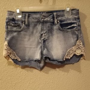 Jeans Colony Crochet Shorts